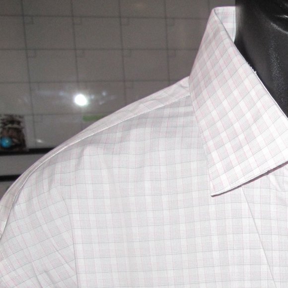 Sized 18 - 34/35 - 2XL Calvin Klein Steel Dress Shirt - Picture 7 of 15